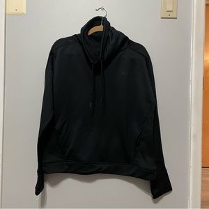 Women’s Under Armour Mesh Loose Neck athletic Sweater - Black XL